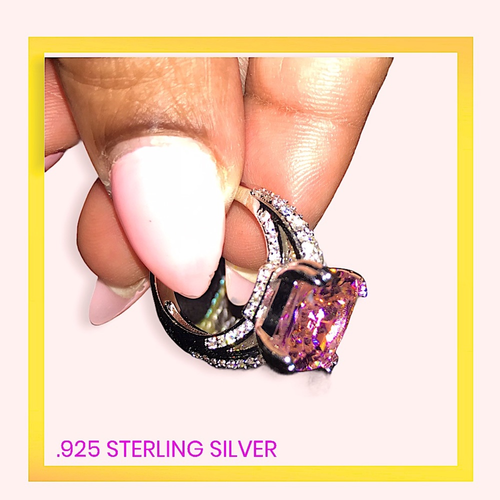 Pink Cushion Ring